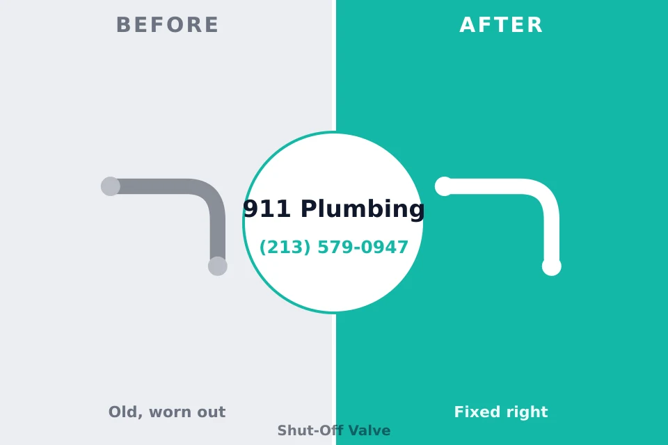 Before and after: plumbing company Middleburg Heights, OH